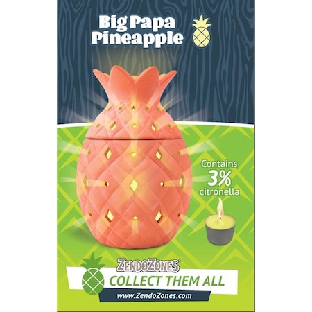 Jt Eaton JT Eaton ZendoZones Citronella Candle Burner Candle For Mosquitoes 1 box 18P-BPP